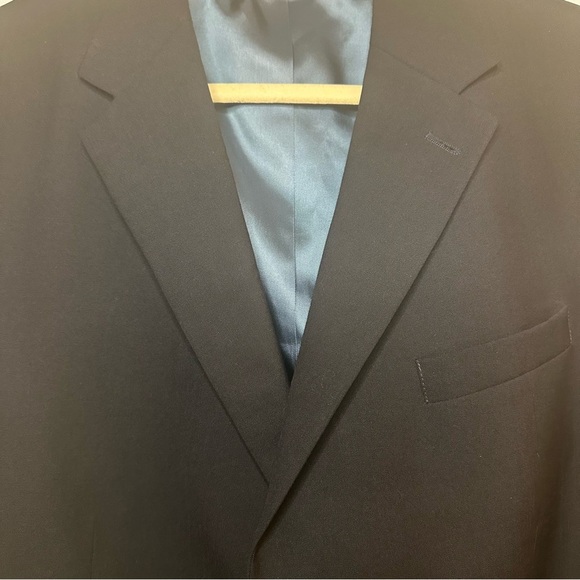 Eddie Bauer Men’s Wool Blazer Jacket 44 Tall | Black | 100% Wool | Classic Fit - Picture 3 of 9